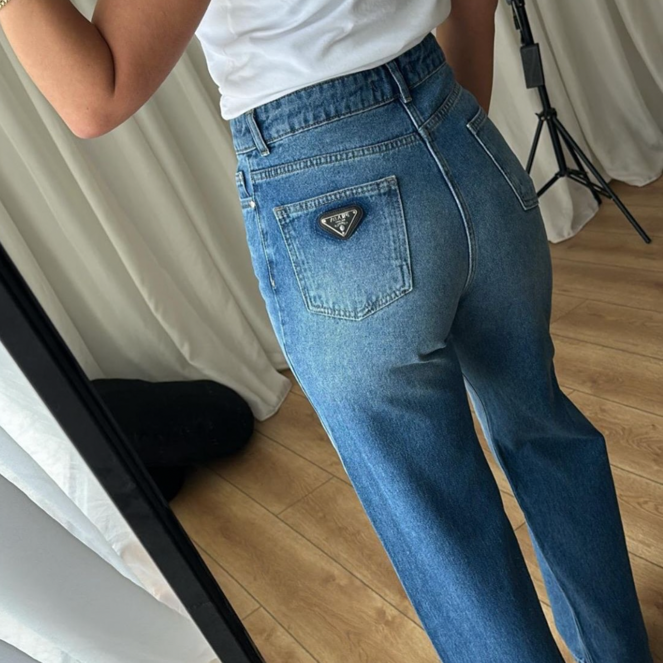EDEL DREIECK DENIM JEANS