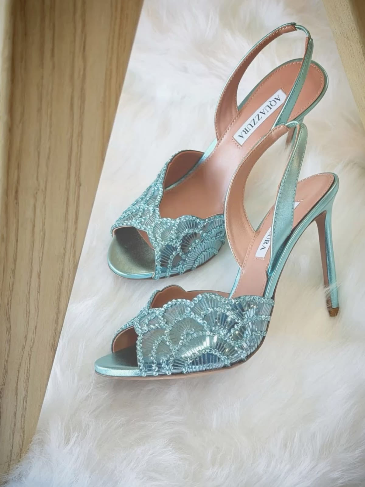 AQUA HEELS BLAUGRÜN