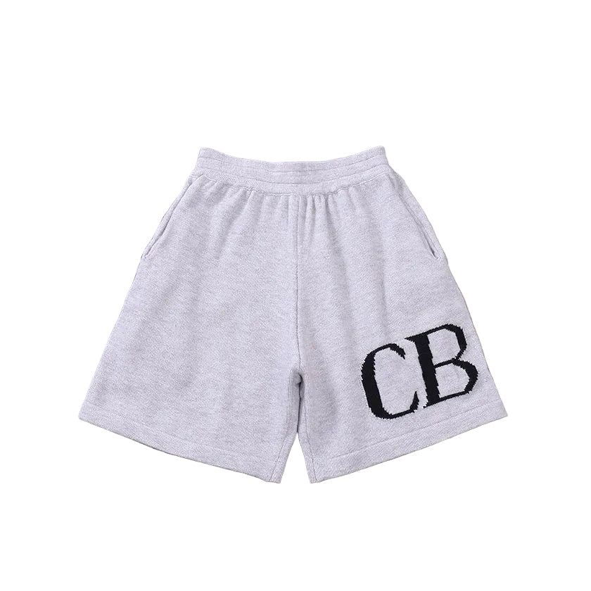 "CB" Shorts Grau