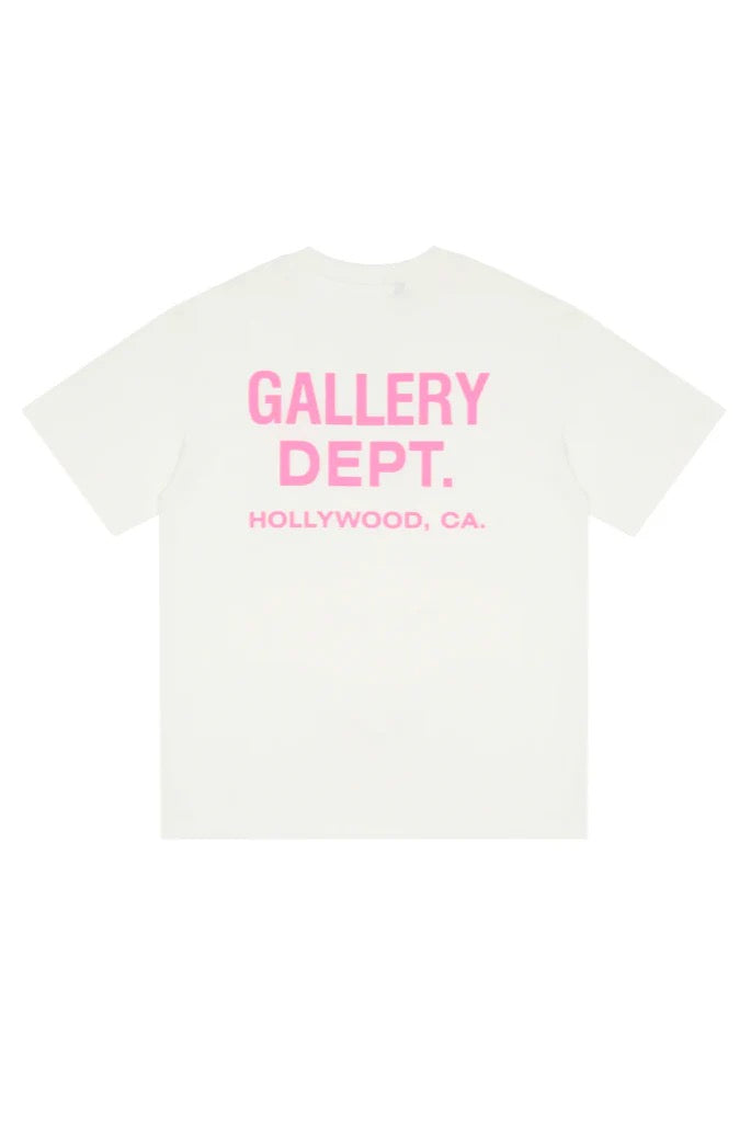 "Dept" T-Shirt Pink