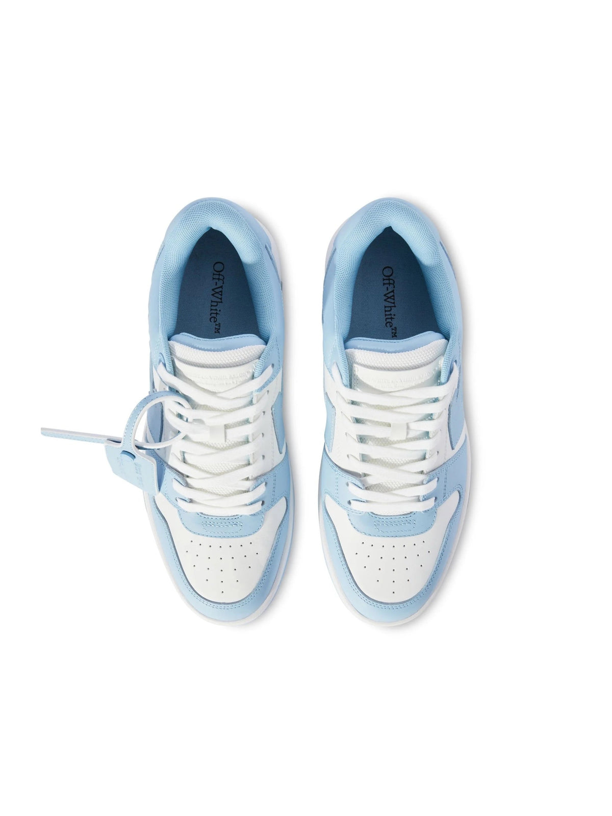 "Off" Sneaker Babyblue/White