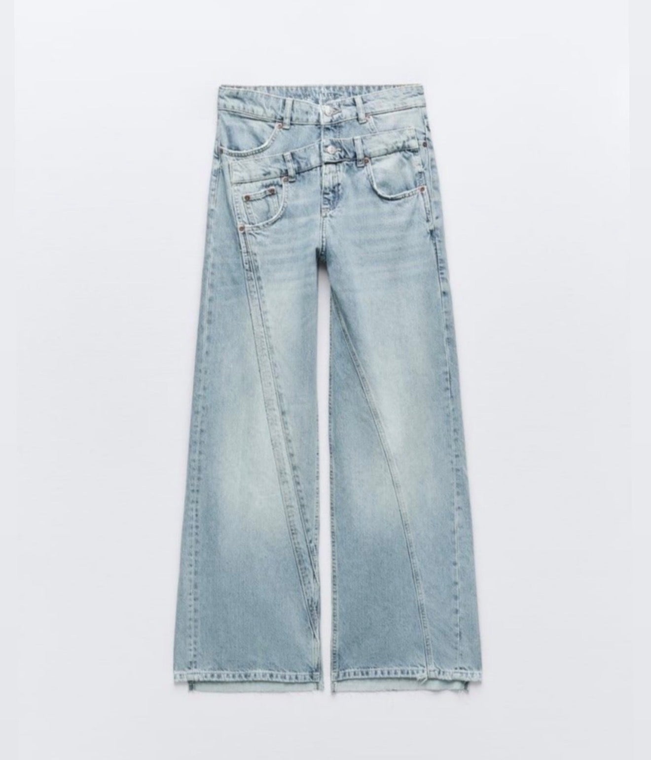 DOUBLE DENIM JEANS