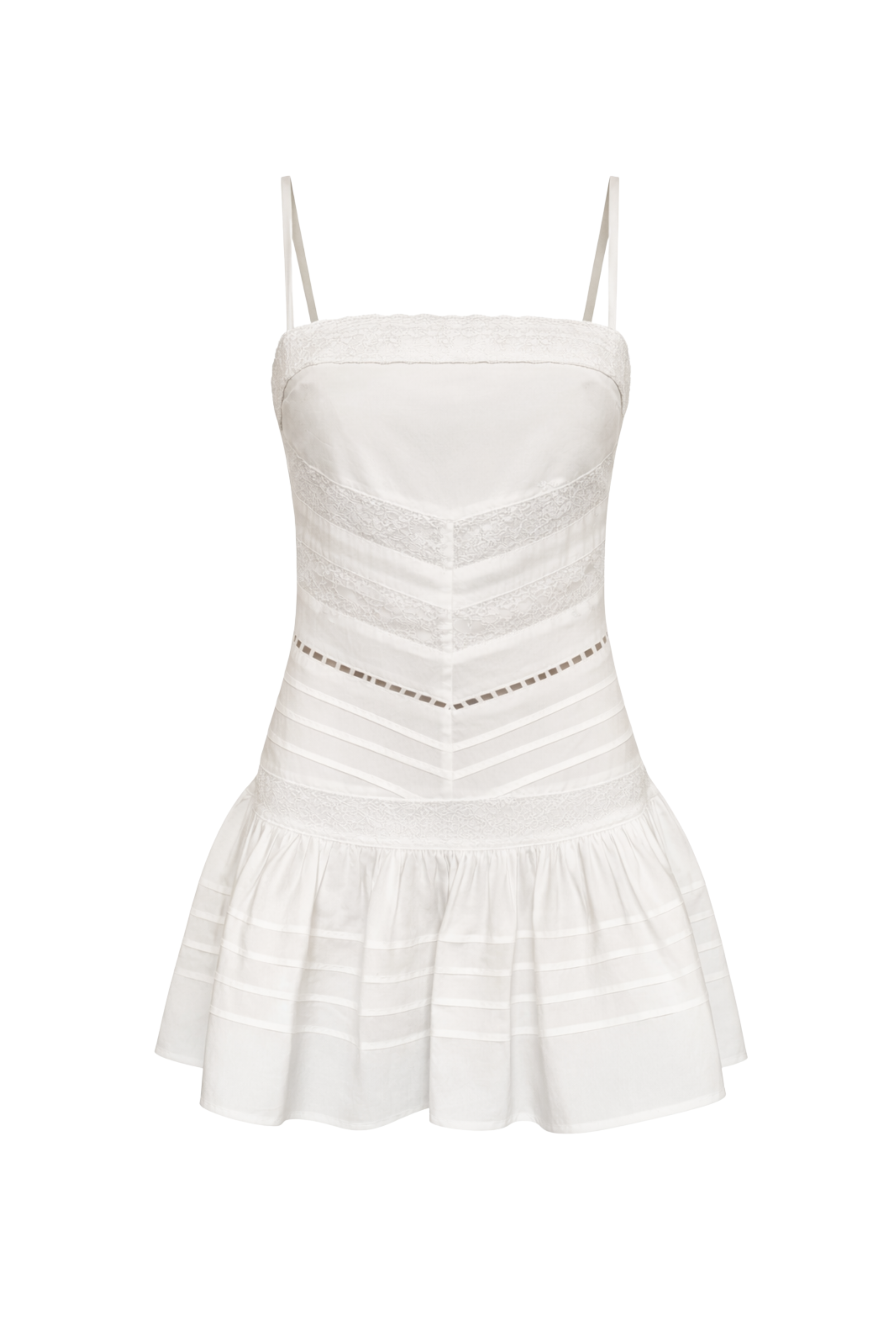 "True lace" weißes Kleid