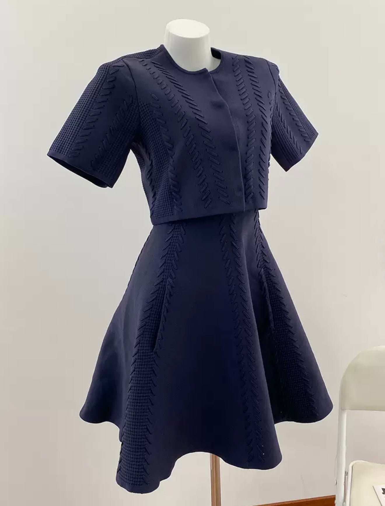MAJE KLEID SET MARINE
