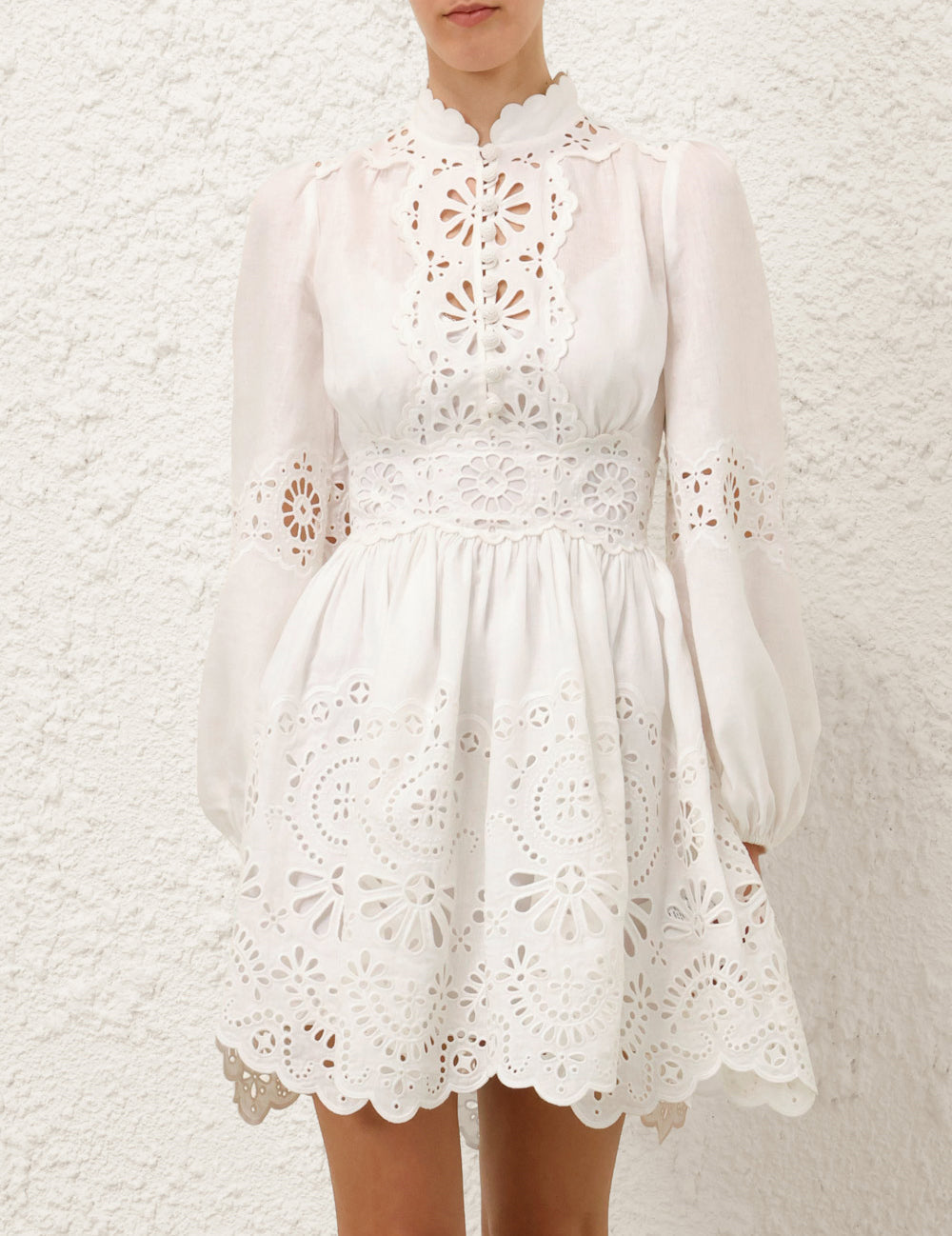 ZIMMER ACACIA WEISS KLEID