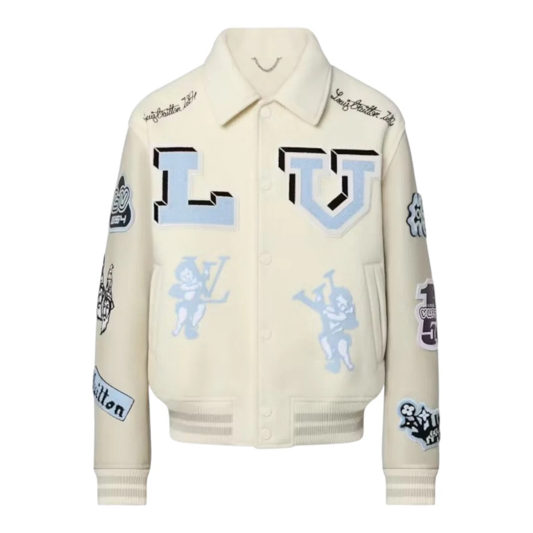 "VL" College Jacke Beige