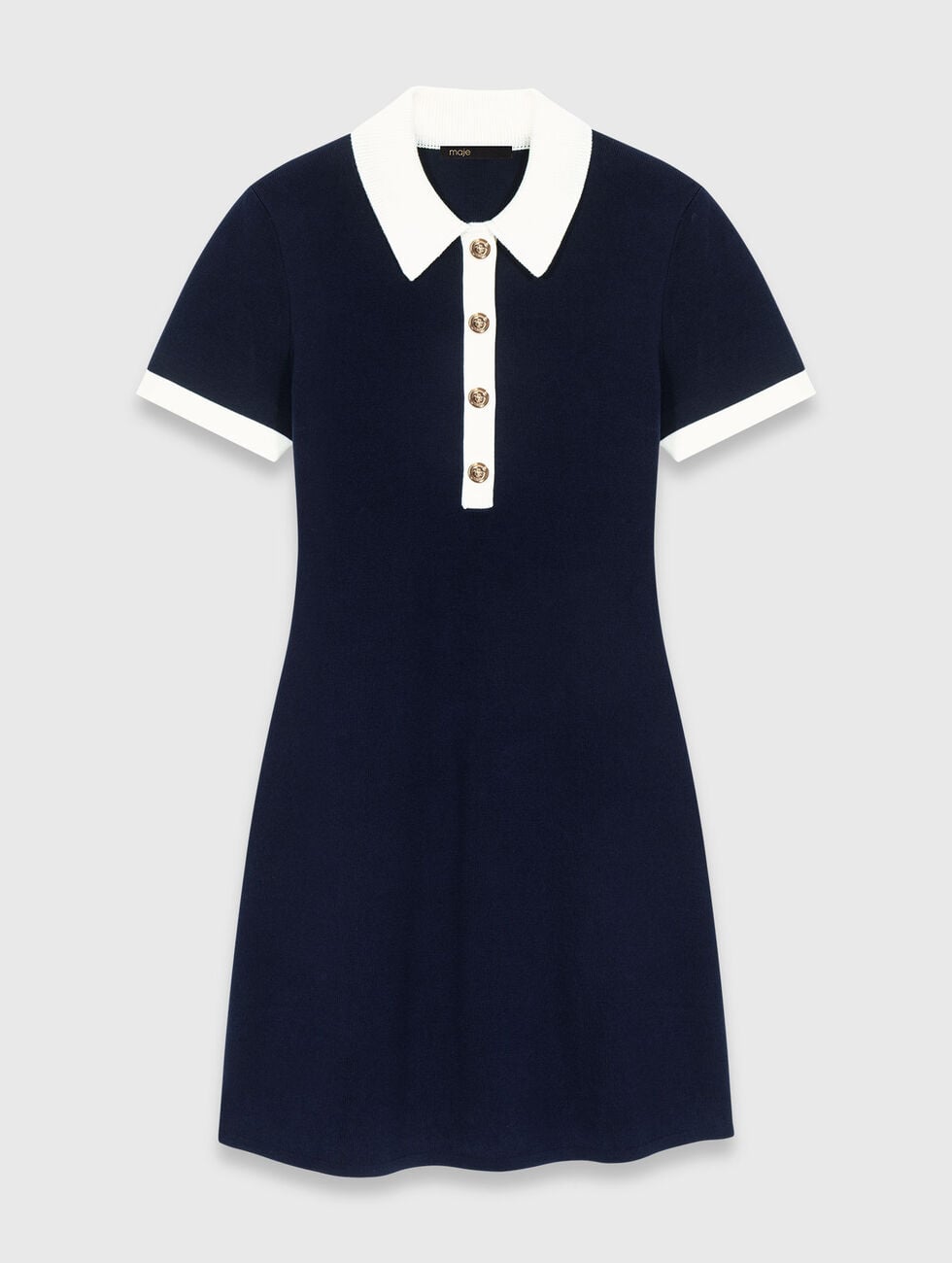 MAJE POLO KLEID