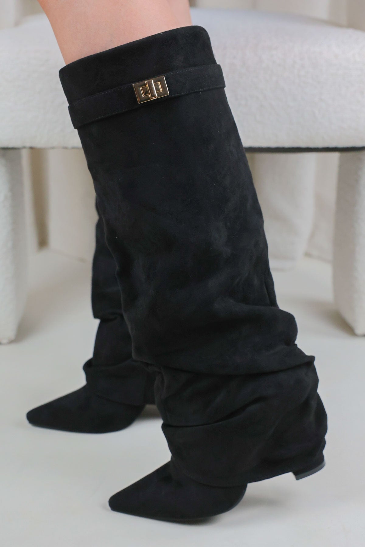 Shark Boots Slouch - Schwarz